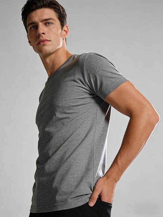 Men Women Quick Dry T-Shirt Breathable - Athletic Casual Short Sleeve Tee